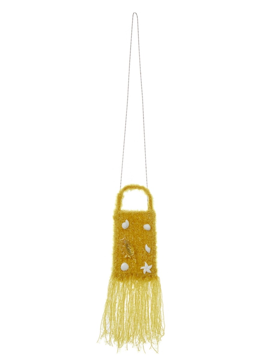[TheOpen Product] SEA COLLECTION KNITTED BAG - YELLOW