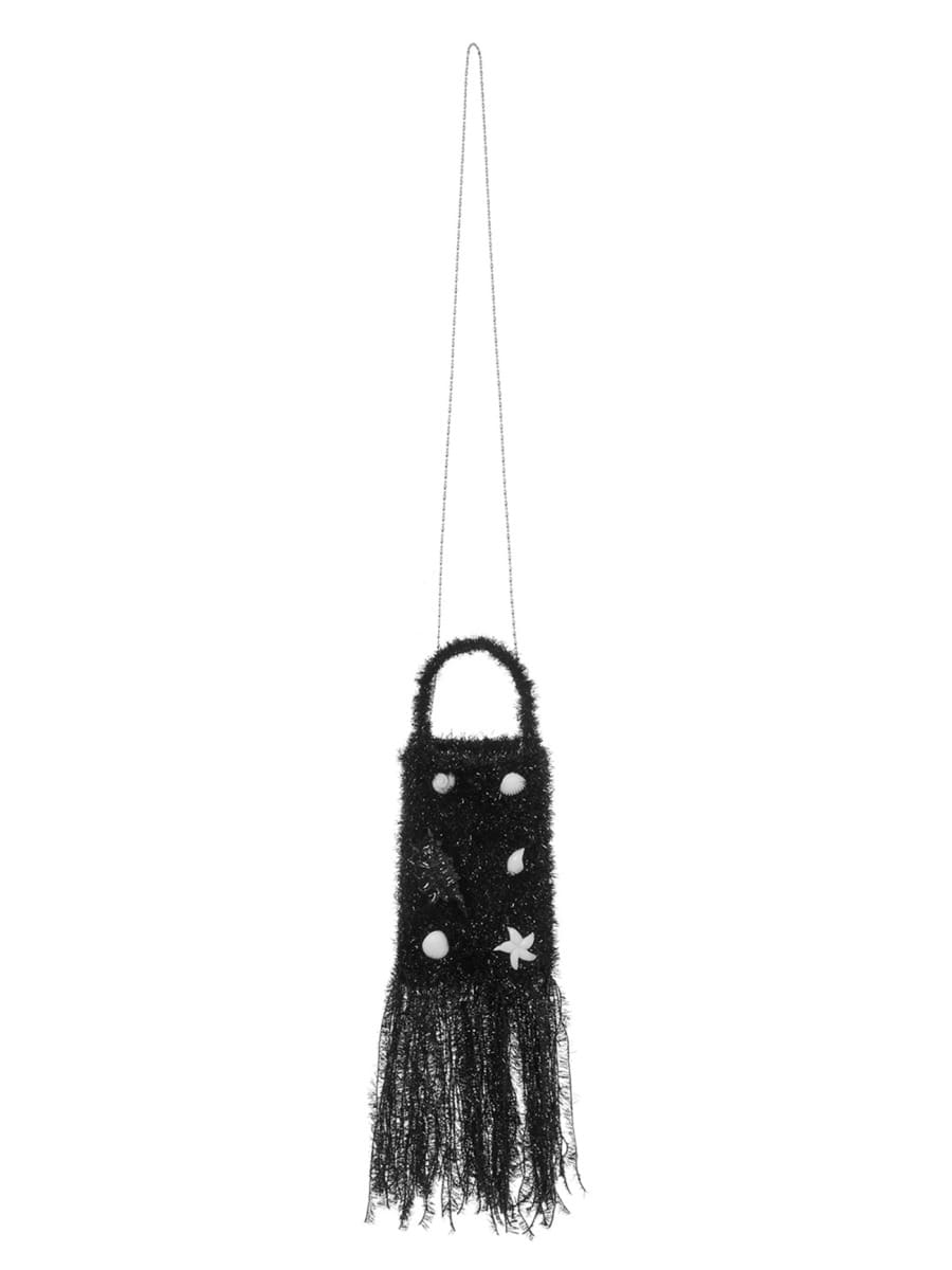 [TheOpen Product] SEA COLLECTION KNITTED BAG - BLACK