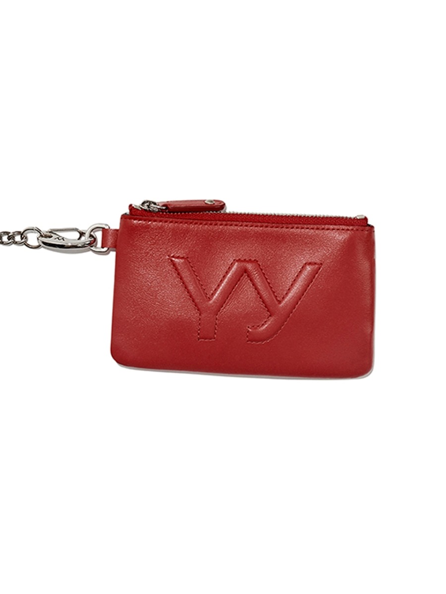 [OPEN YY] YY CHAIN WALLET WITH MIRROR - RED