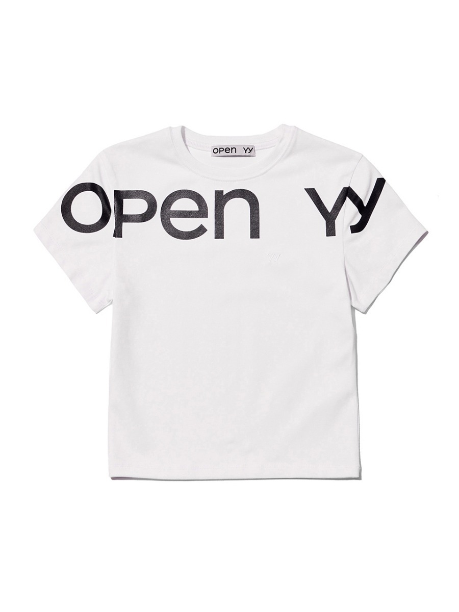 [OPEN YY] OPEN YY BABY TEE - WHITE