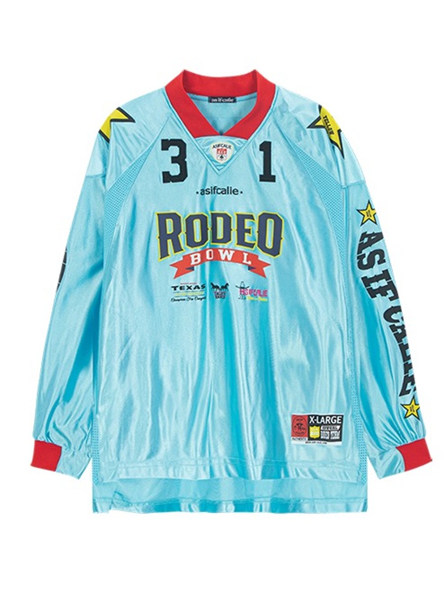 [as if CALIE] RODEO FOOTBALL JERSEY - SKYBLUE