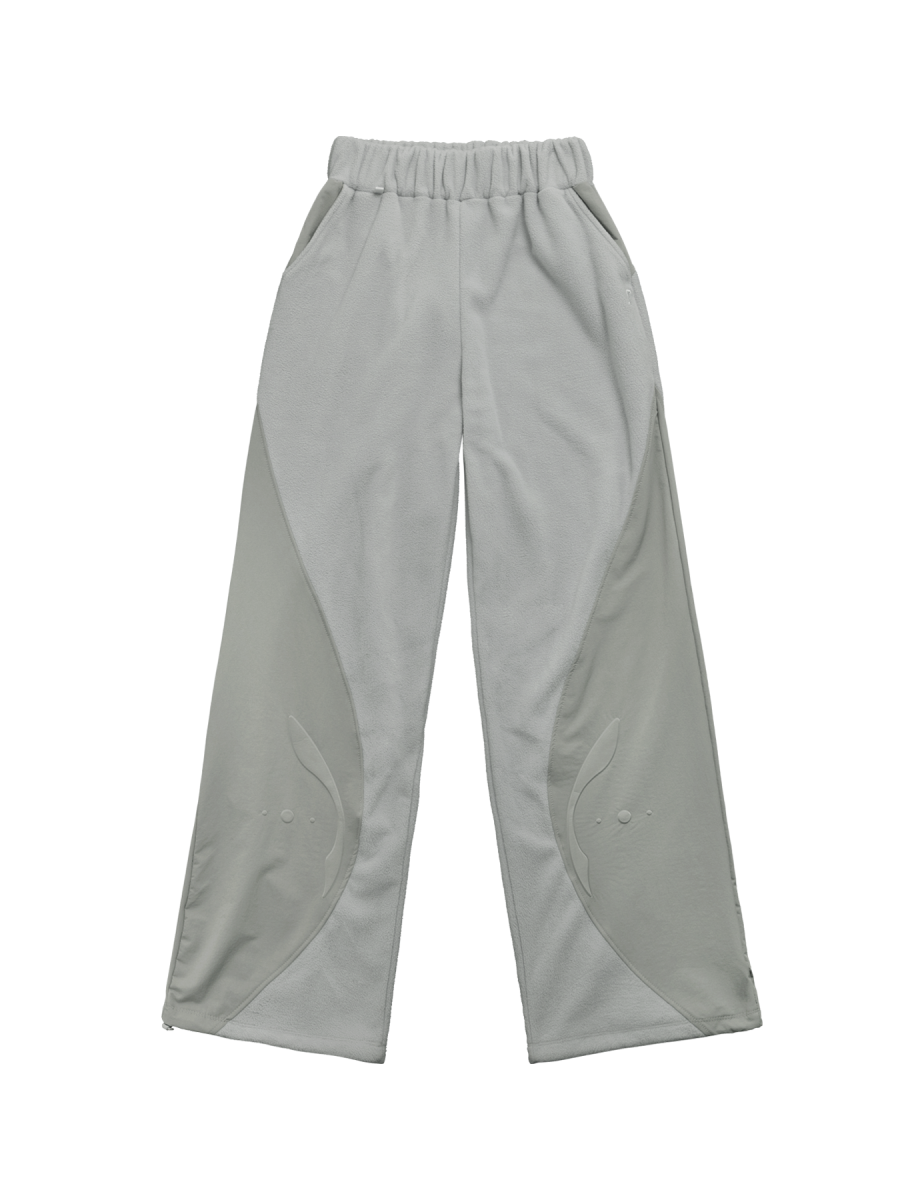 [OJOS] Embo Fleece Comfy Pants / Grey