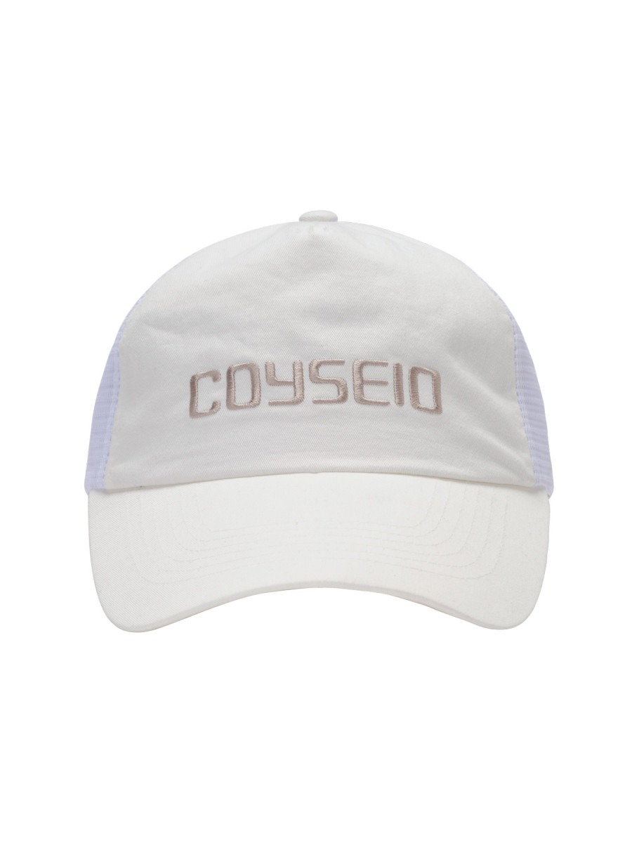 [COYSEIO] LOGO MESH CAP - WHITE