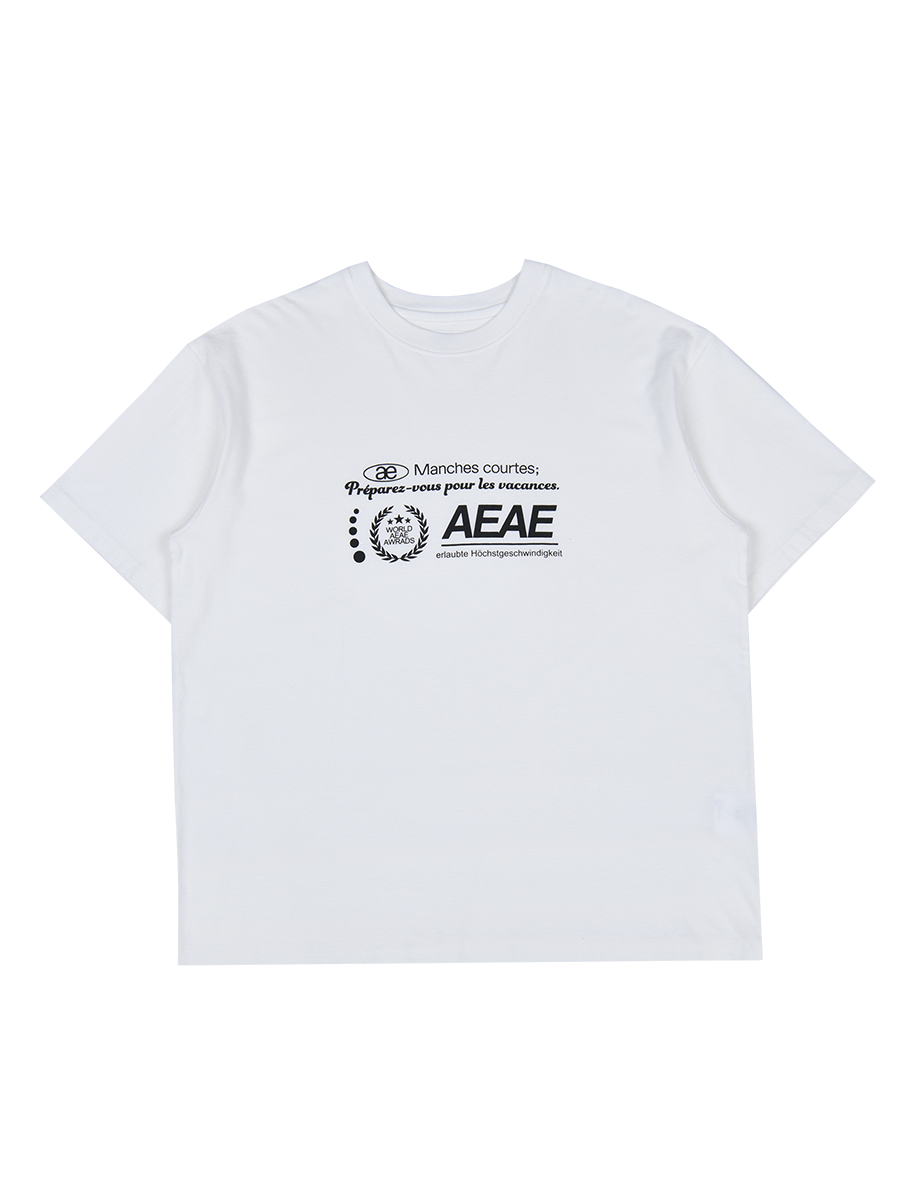 [aeae] New Logo T-Shirts - WHITE