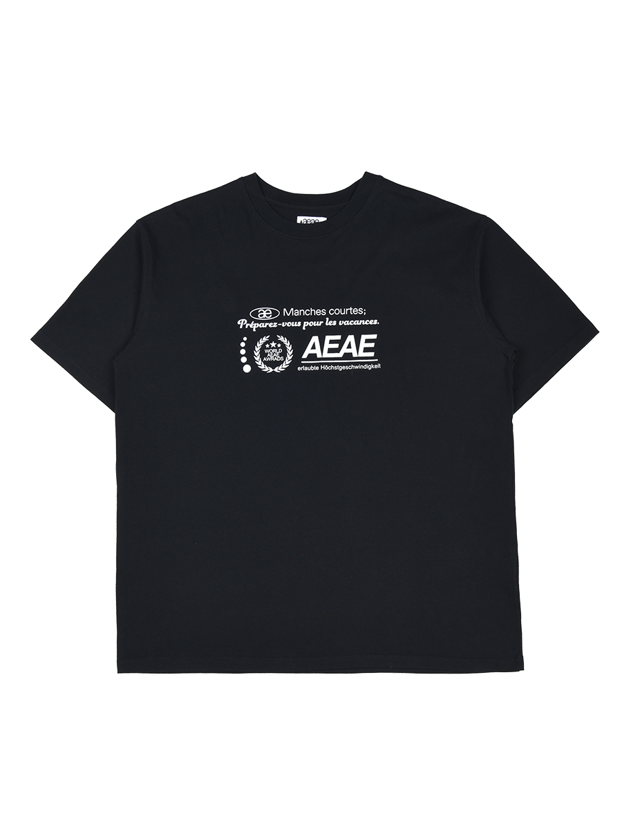 [aeae] New Logo T-Shirts - BLACK