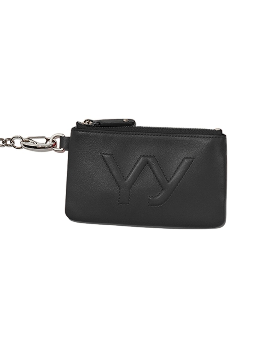 [OPEN YY] YY CHAIN WALLET WITH MIRROR - BLACK