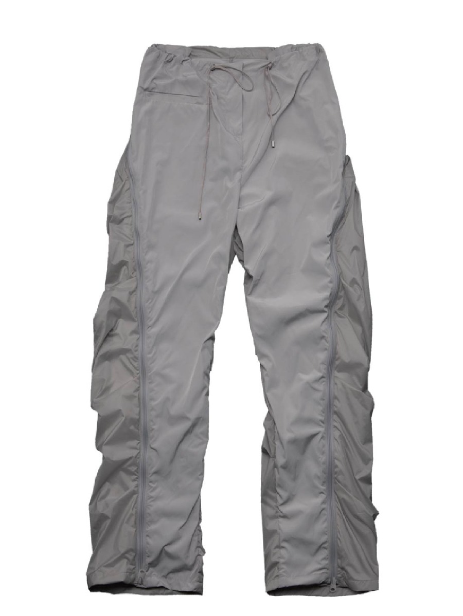 [OJOS] Dualize Zipper Control Pants - Grey
