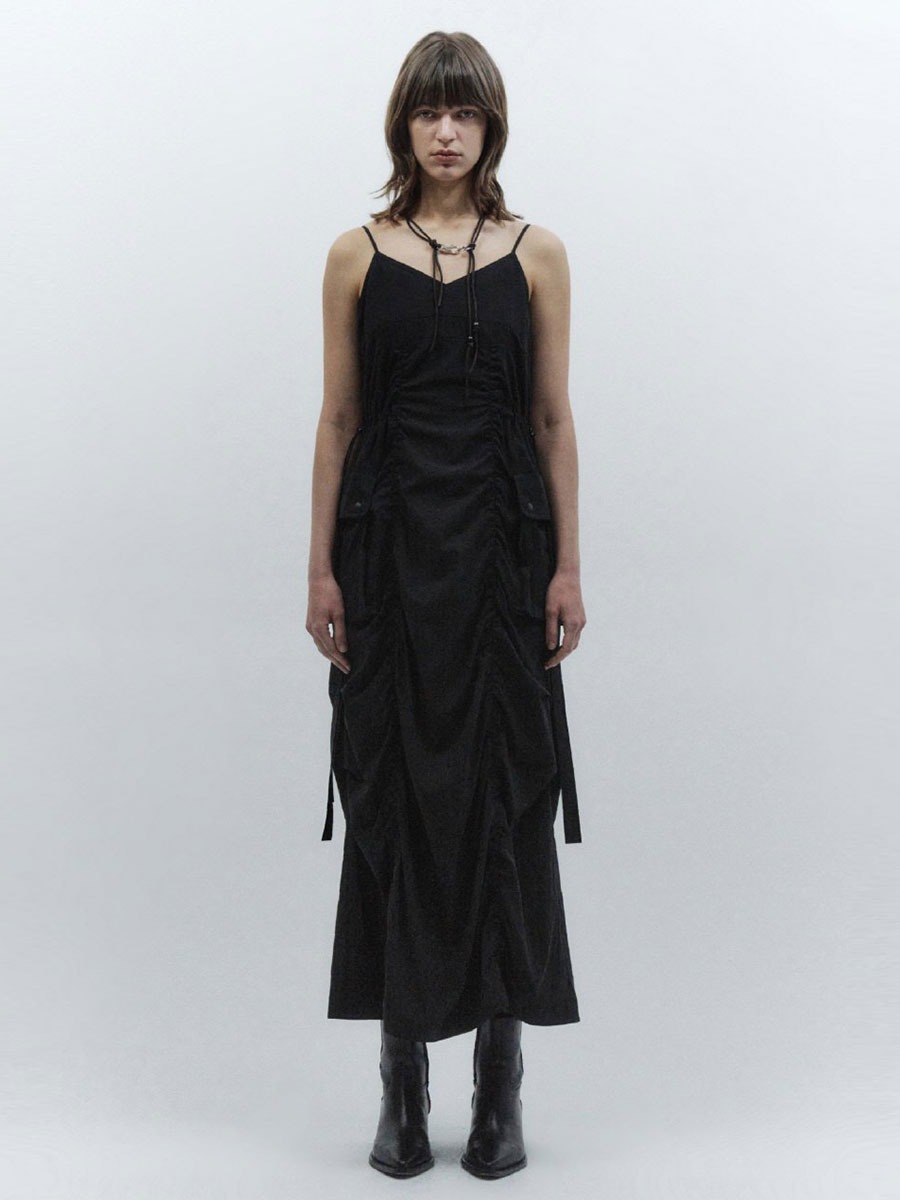 [INSILENCE WOMEN] 파라슈트 맥시 드레스 2 - BLACK