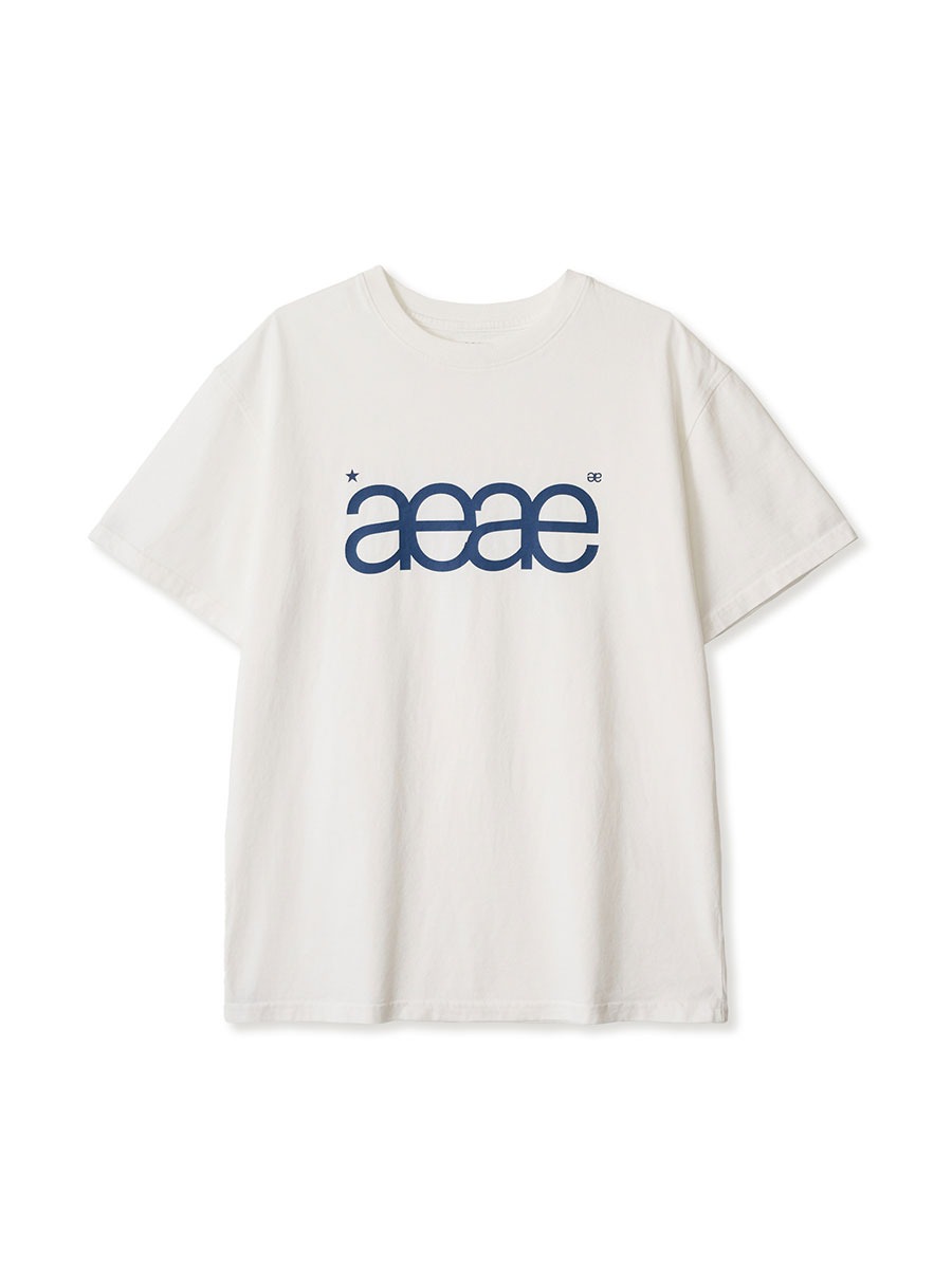 [aeae] AEAE LOGO T-SHIRTS- WHITE